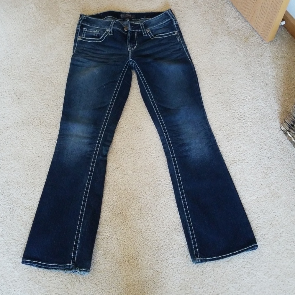 Silver Aiko bootcut jeans